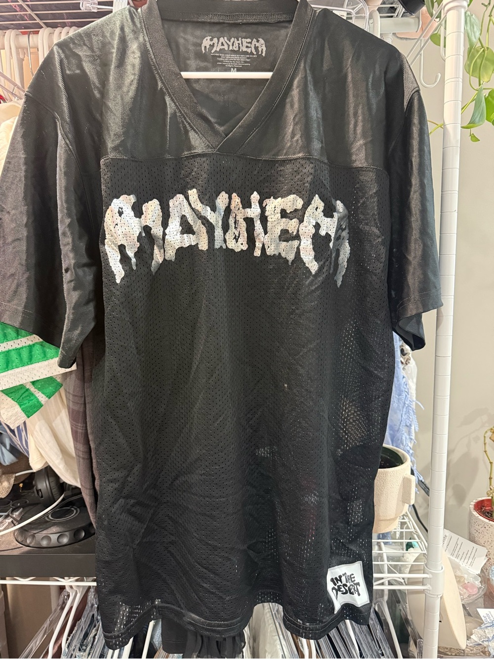 Official Lady Gaga Mayhem Coachella 2025 Mesh Short-Sleeve Jersey - Sz M